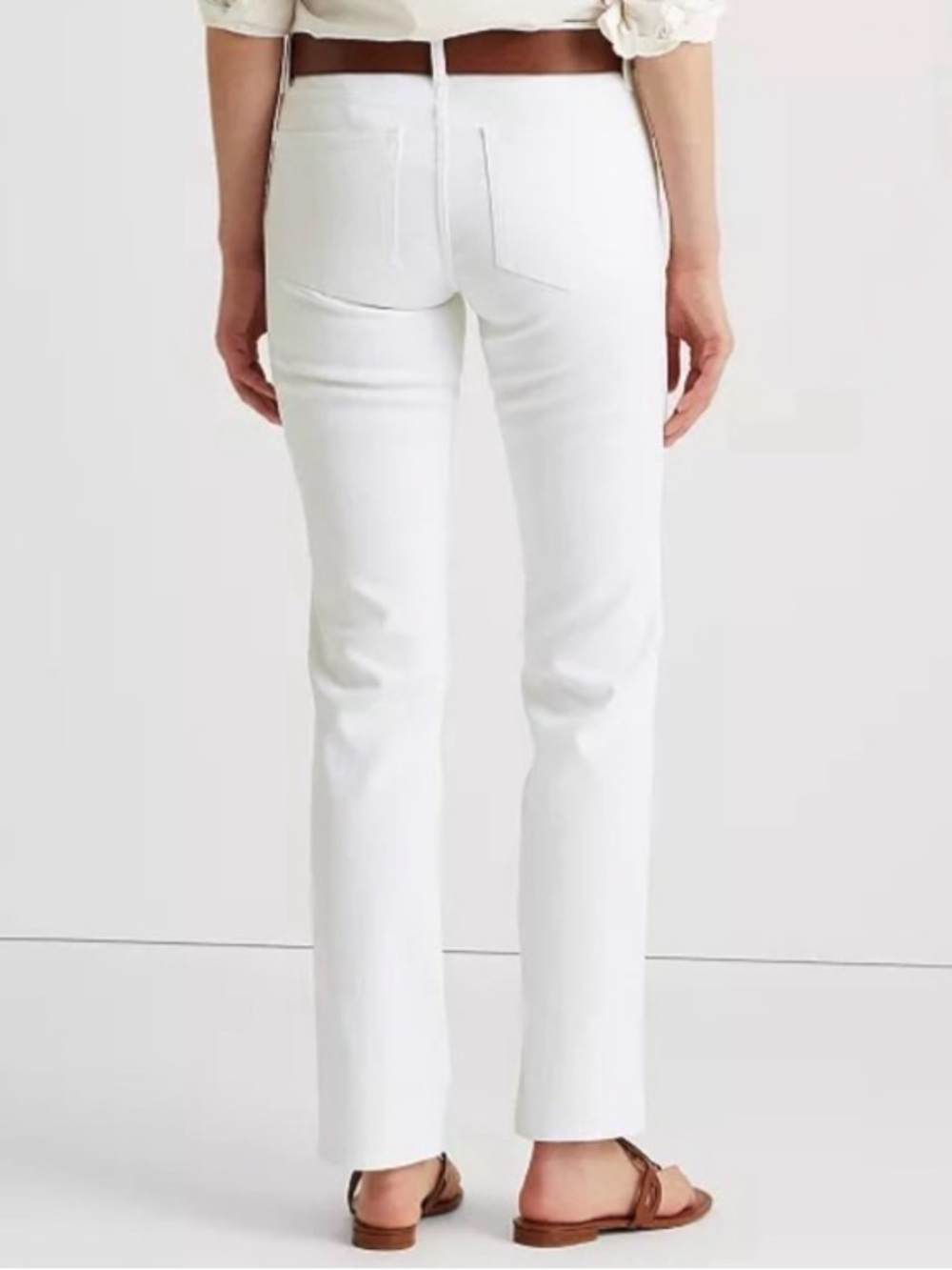 Ralph Lauren White Jeans-size 10